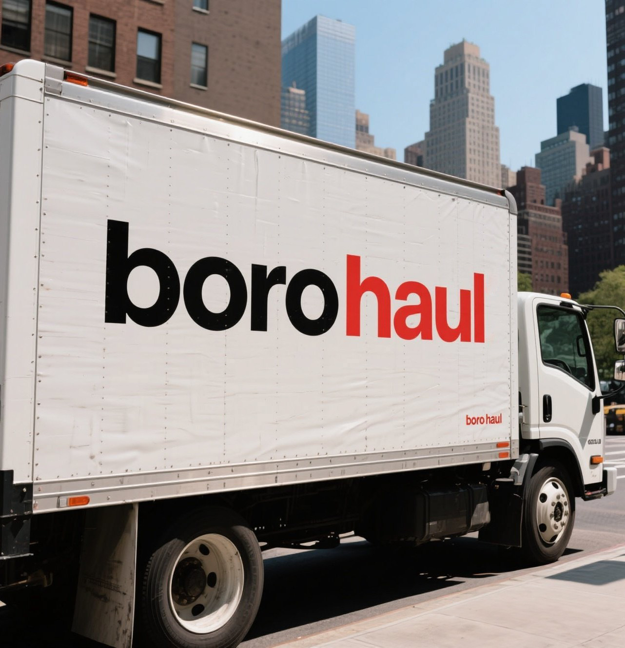Borohaul junk removal truck - professional NYC waste removal service vehicle
